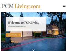 Tablet Screenshot of pcmliving.com